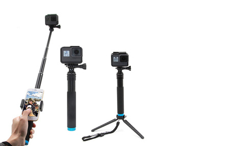 Statyw Monopod Grip Selfie 2w1 22-90cm Do Kamery Telesin / Gp-mnp-090-d