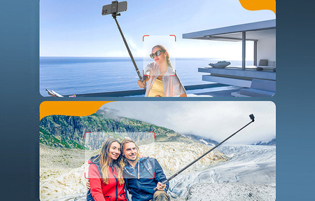 Telesin GP-MNP-002 | Selfie-stick z włókna węglowego 120cm