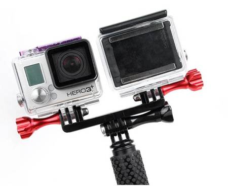 Uchwyt Szyna Na Dwie 2x Kamery Do Gopro Hero 7 6 5 + 4 3+ 3 2