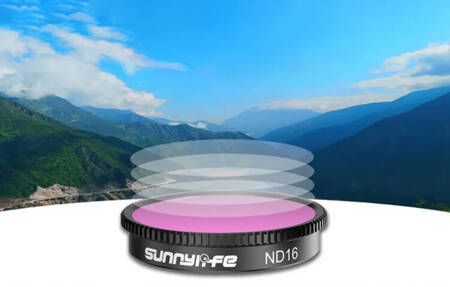 Zestaw filtrów CPL, ND8, ND16 Sunnylife do kamery Insta360 GO 3/2