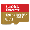 KARTA SANDISK EXTREME microSDXC 128 GB 190/90 MB/s A2 C10 V30 UHS-I U3 ActionCam