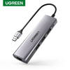 UGREEN CM266 - adapter z hubem USB-A |RJ45 | micro-USB